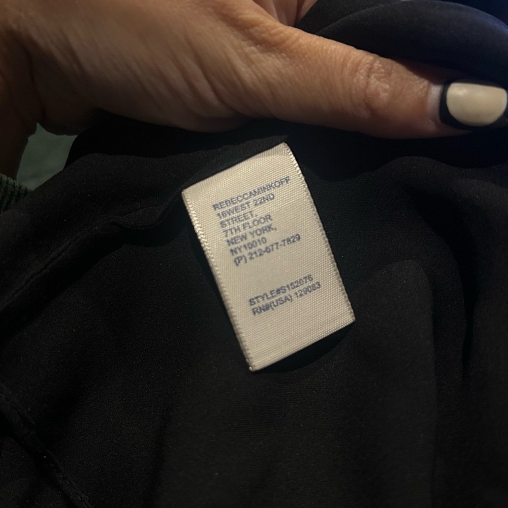 Rebecca Minkoff Silk Off-Shoulder Top - Picture 3 of 5